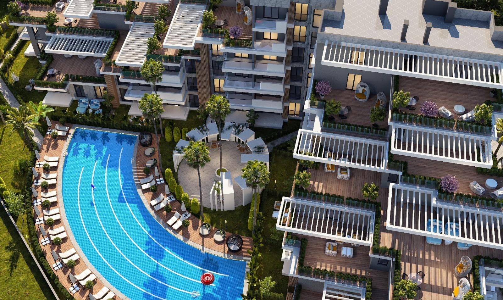 ES Pearl 1+1 Terrassenwohnung