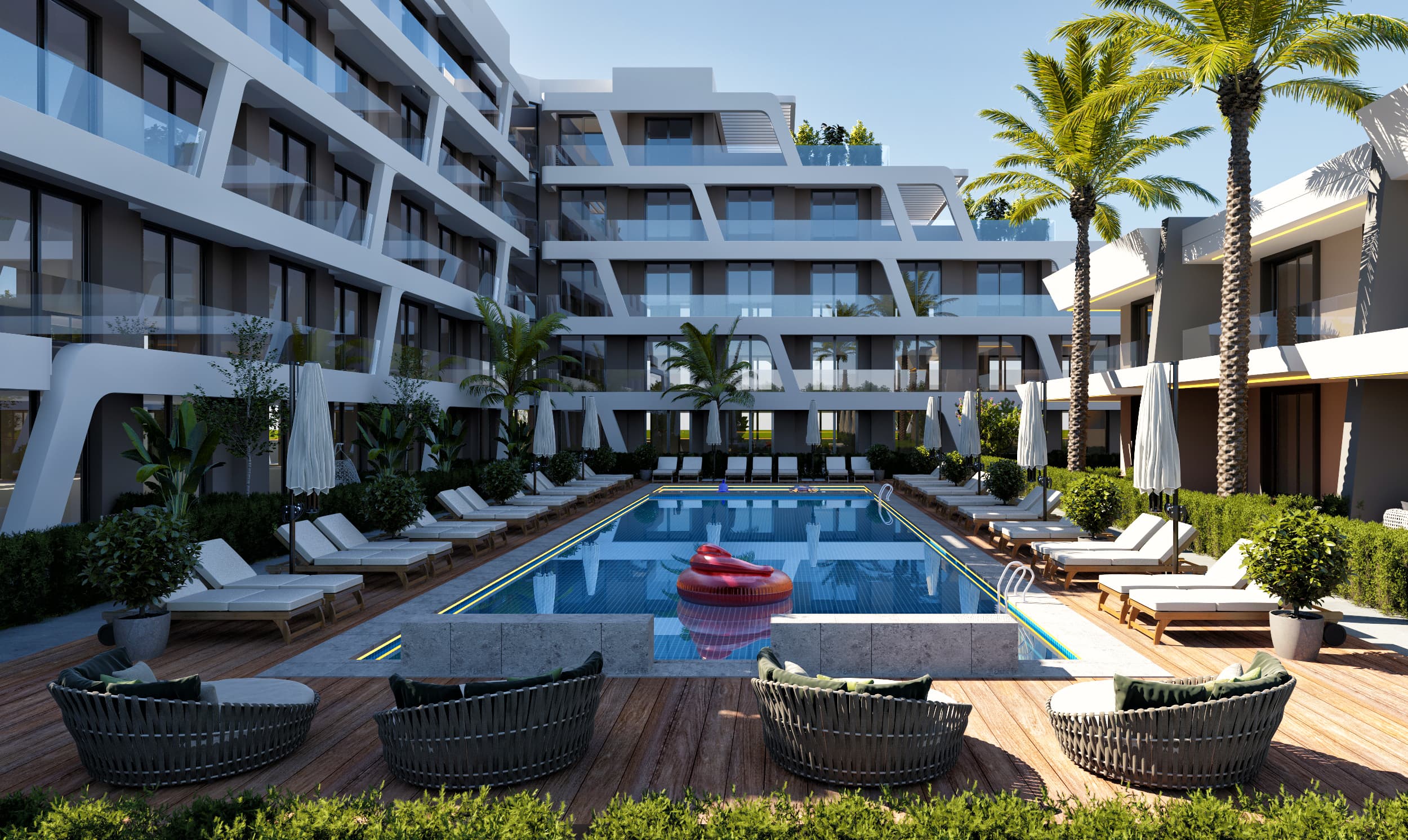 ES 777 | Exklusives Wohnprojekt mit Pool und stilvollem Freizeitkomfort