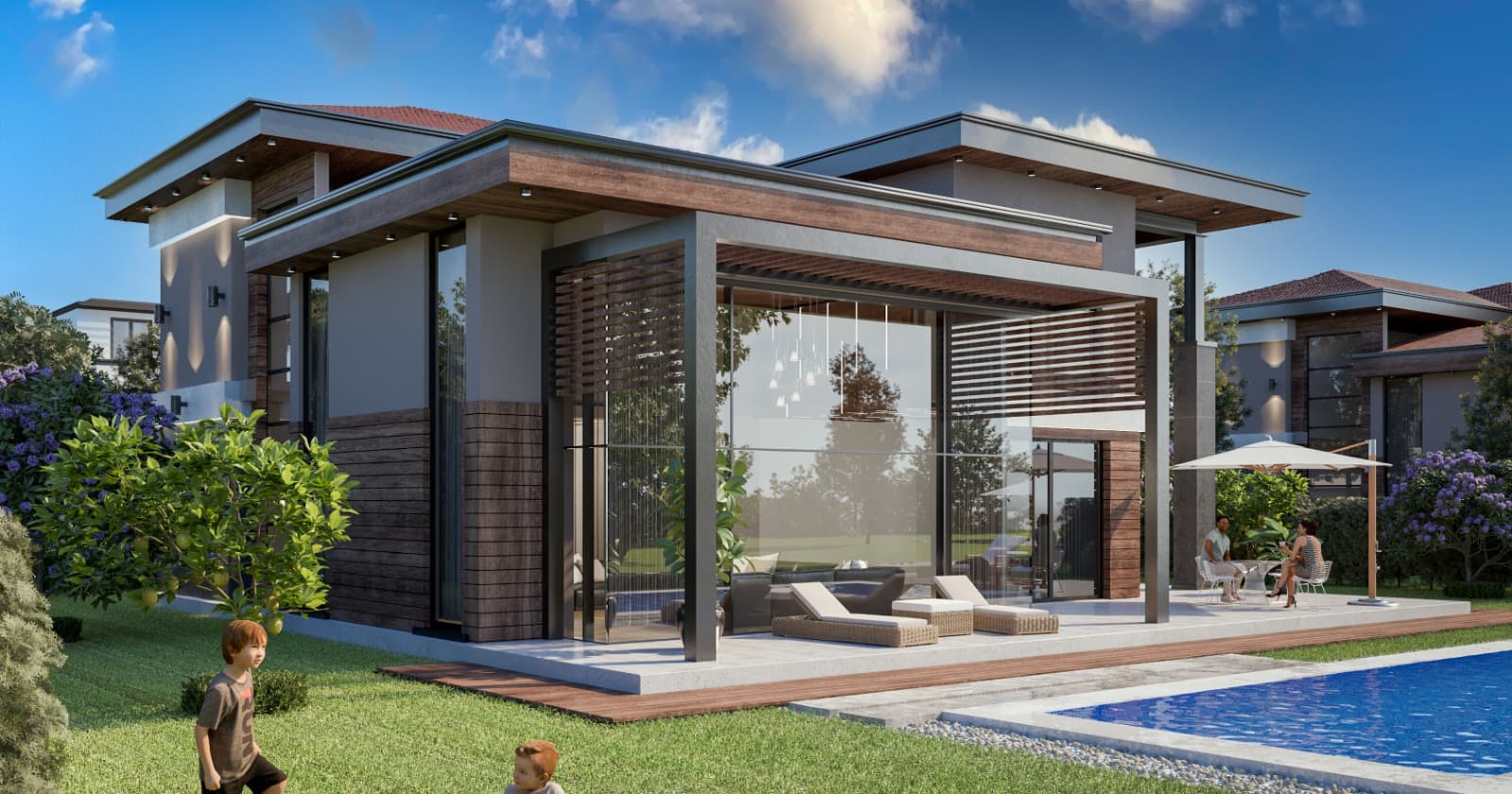 The Golden Hill Villa | Exklusives Wohnen mit privatem Pool