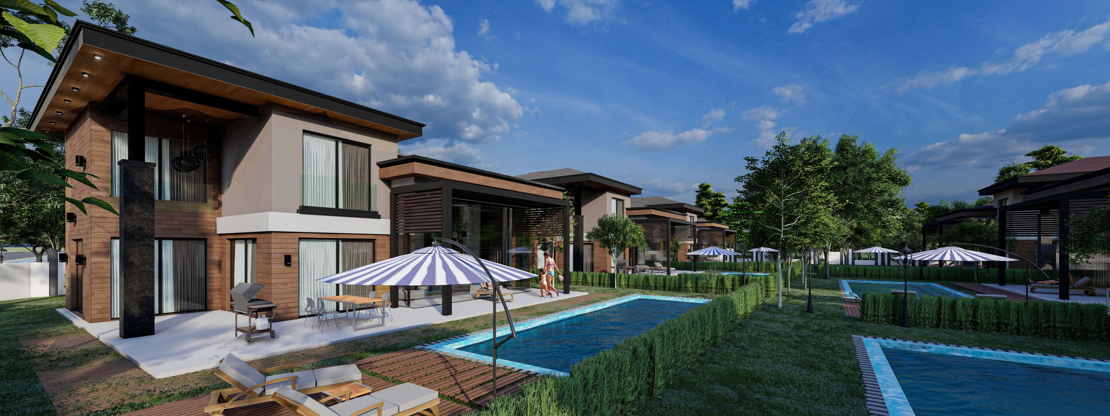 The Golden Hill Villa | Exklusives Wohnen mit privatem Pool
