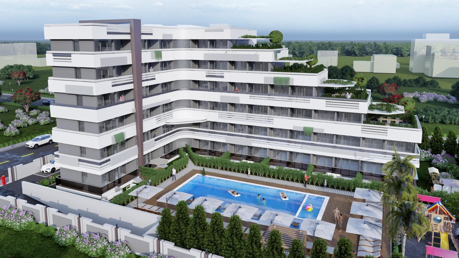 Nebel Diamond | Elegantes Wohnprojekt mit Pool, Concierge-Komfort und starker Lageperspektive