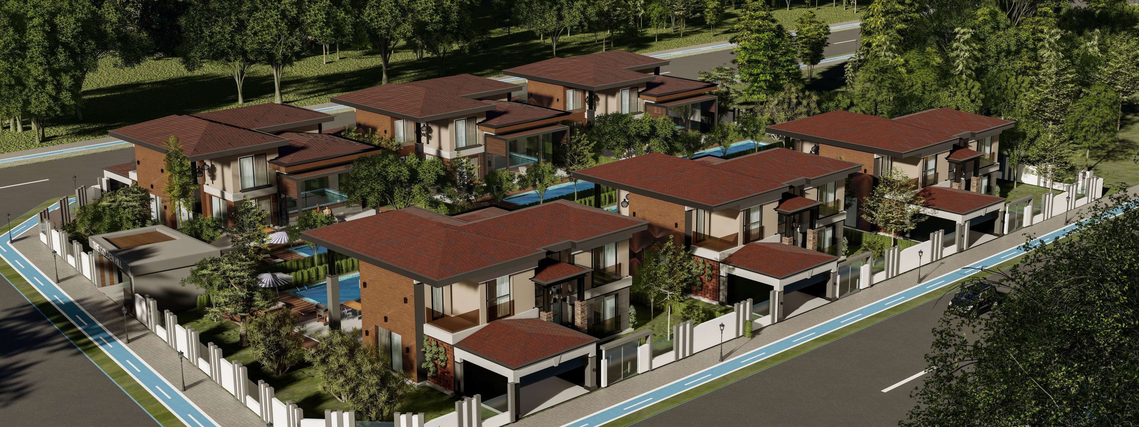 The Golden Hill Villa | Exklusives Wohnen mit privatem Pool